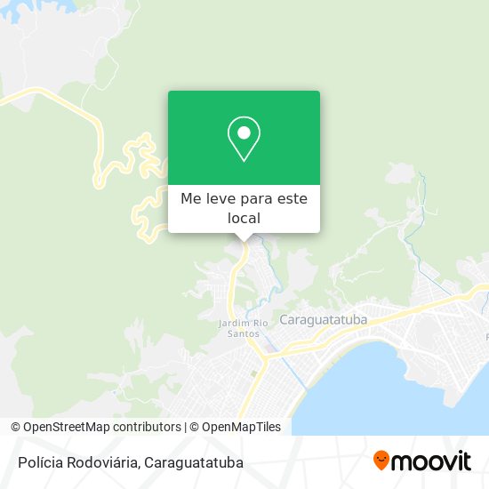 Polícia Rodoviária mapa