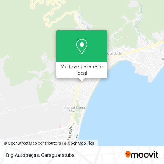 Big Autopeças mapa