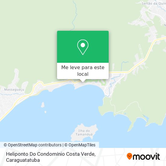 Heliponto Do Condomínio Costa Verde mapa