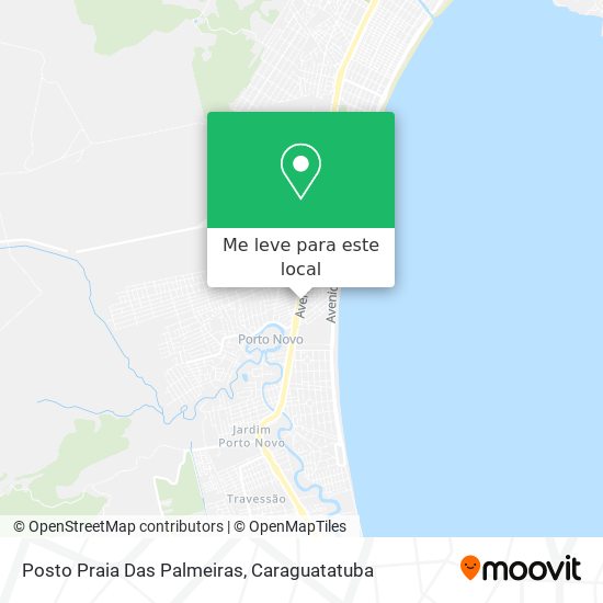 Posto Praia Das Palmeiras mapa