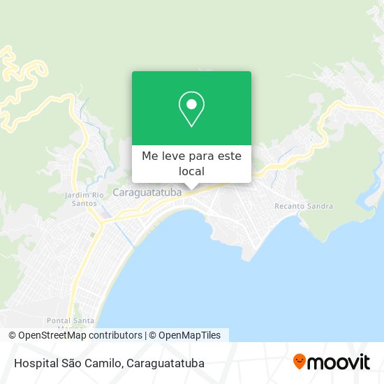 Hospital São Camilo mapa