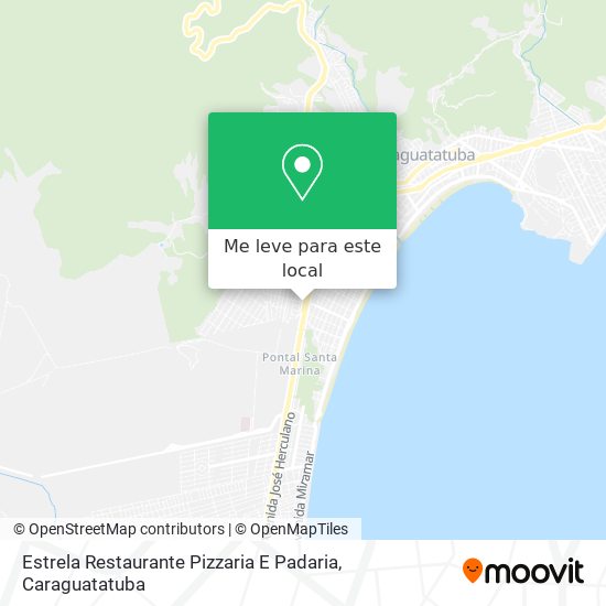 Estrela Restaurante Pizzaria E Padaria mapa