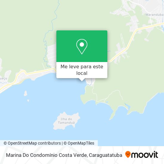 Marina Do Condomínio Costa Verde mapa