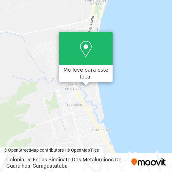 Colonia De Férias Sindicato Dos Metalúrgicos De Guarulhos mapa