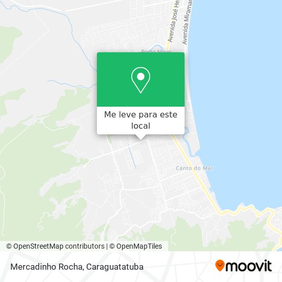 Mercadinho Rocha mapa