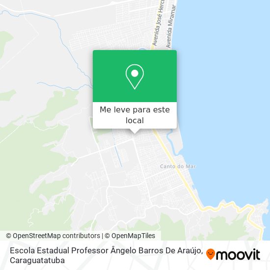Escola Estadual Professor Ângelo Barros De Araújo mapa