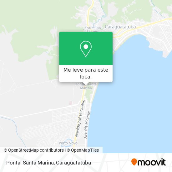 Pontal Santa Marina mapa