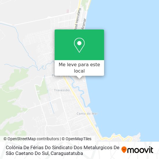 Colônia De Férias Do Sindicato Dos Metalurgicos De São Caetano Do Sul mapa