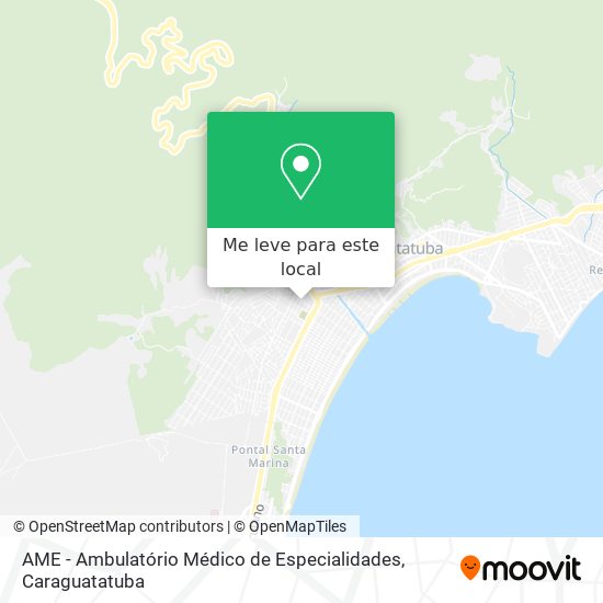 AME - Ambulatório Médico de Especialidades mapa