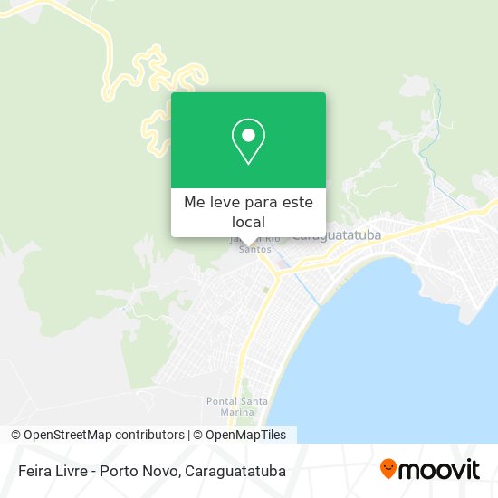 Feira Livre - Porto Novo mapa