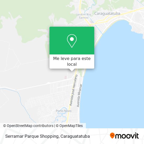 Serramar Parque Shopping mapa