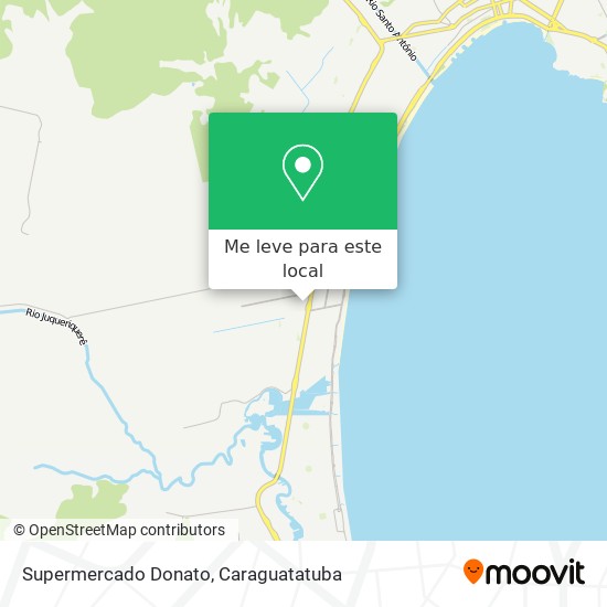 Supermercado Donato mapa