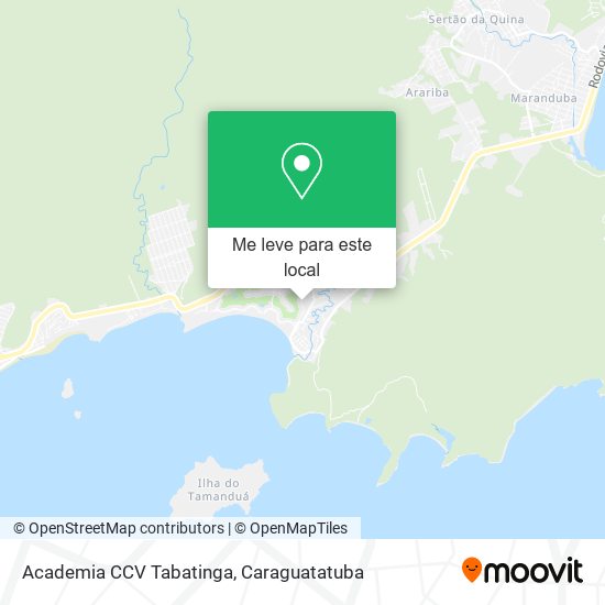 Academia CCV Tabatinga mapa