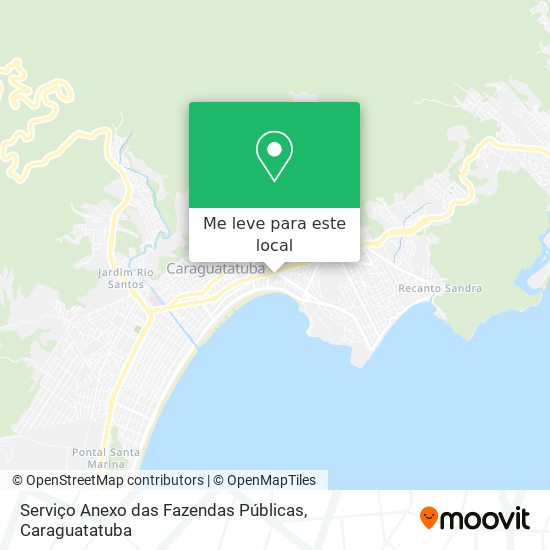 Serviço Anexo das Fazendas Públicas mapa