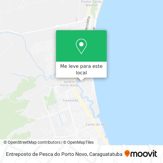 Entreposto de Pesca do Porto Novo mapa