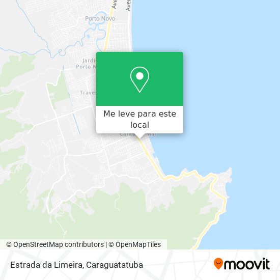 Estrada da Limeira mapa