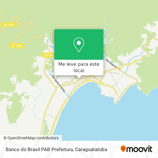Banco do Brasil PAB Prefeitura mapa