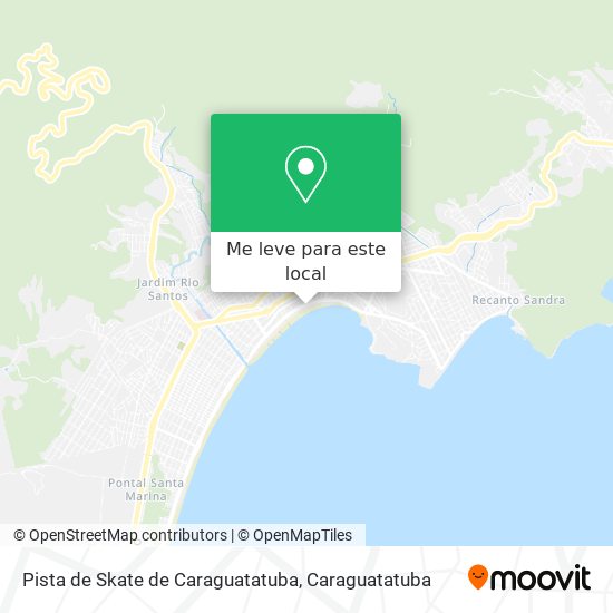 Pista de Skate de Caraguatatuba mapa