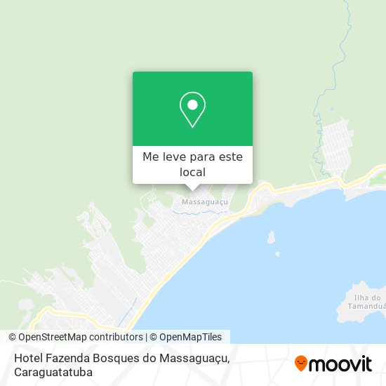 Hotel Fazenda Bosques do Massaguaçu mapa