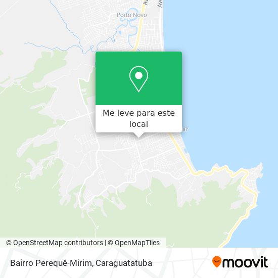 Bairro Perequê-Mirim mapa