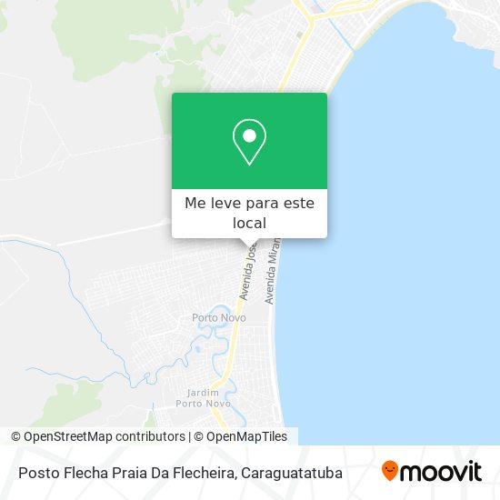 Posto Flecha Praia Da Flecheira mapa
