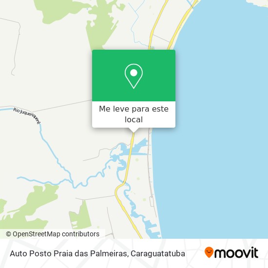 Auto Posto Praia das Palmeiras mapa