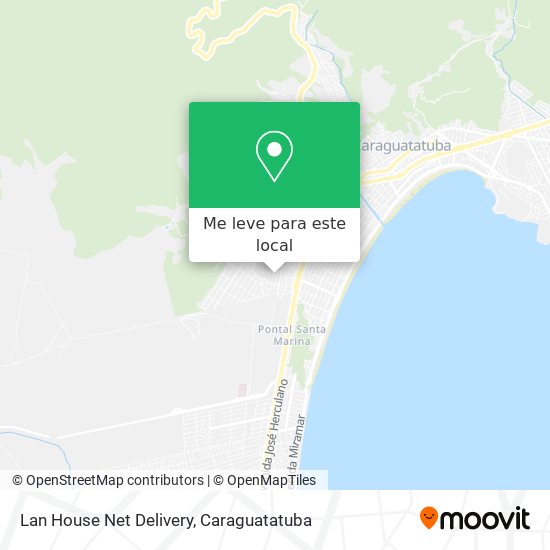 Lan House Net Delivery mapa
