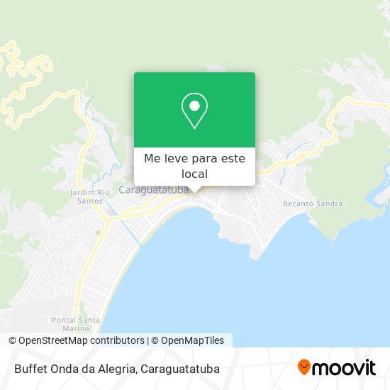 Buffet Onda da Alegria mapa