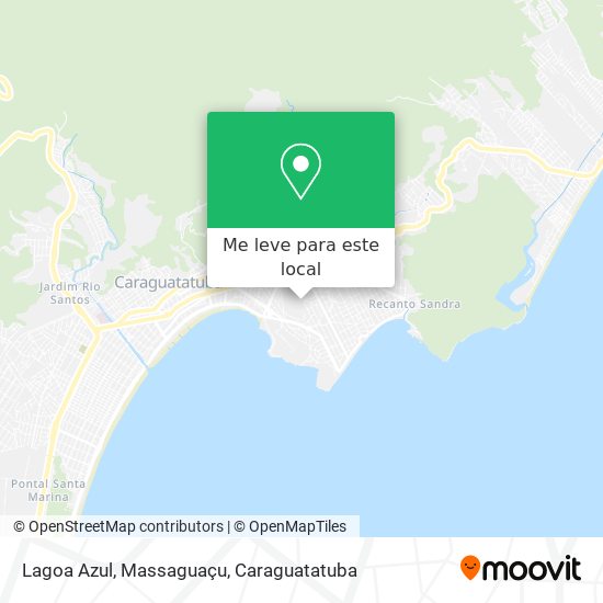 Lagoa Azul, Massaguaçu mapa