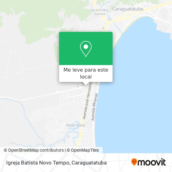 Igreja Batista Novo Tempo mapa