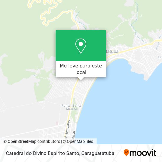 Catedral do Divino Espirito Santo mapa