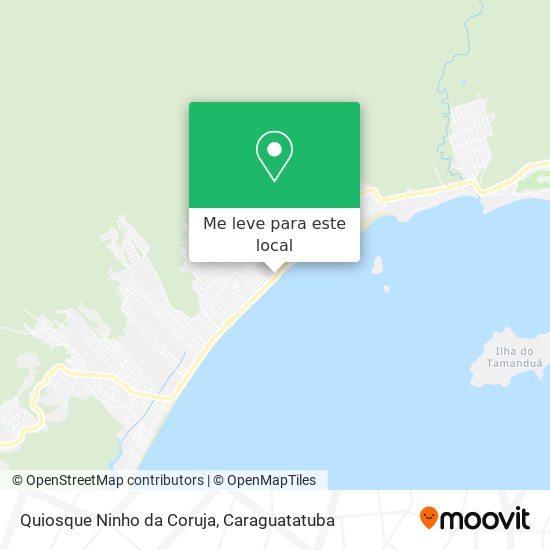 Quiosque Ninho da Coruja mapa