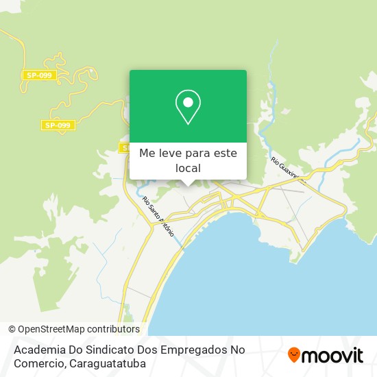 Academia Do Sindicato Dos Empregados No Comercio mapa