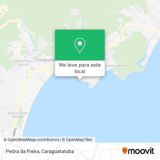 Pedra da Freira mapa