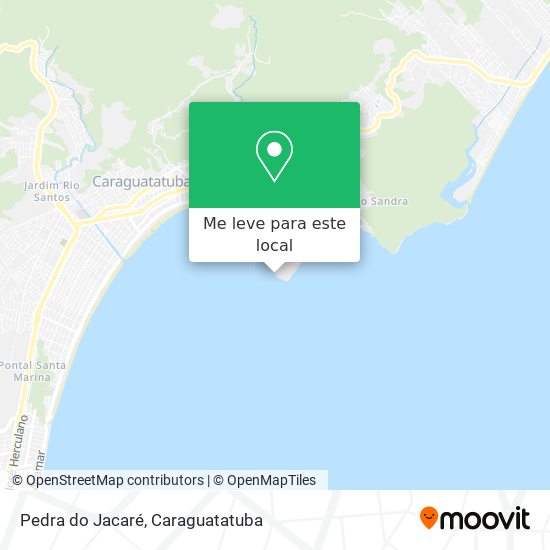 Pedra do Jacaré mapa