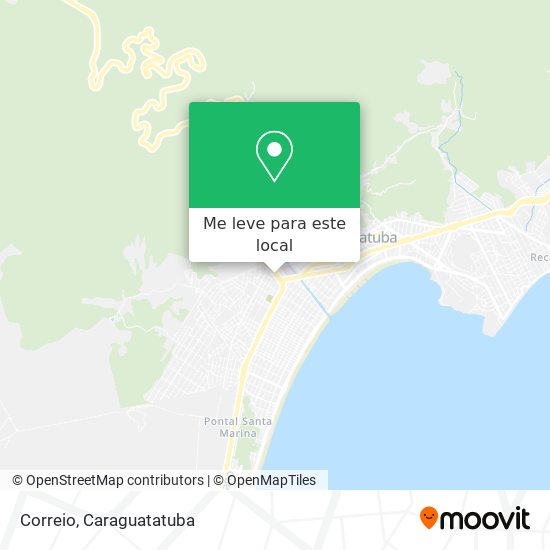 Correio mapa