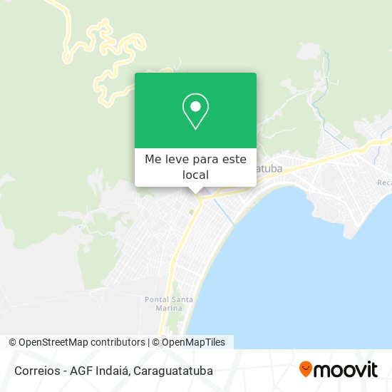 Correios - AGF Indaiá mapa