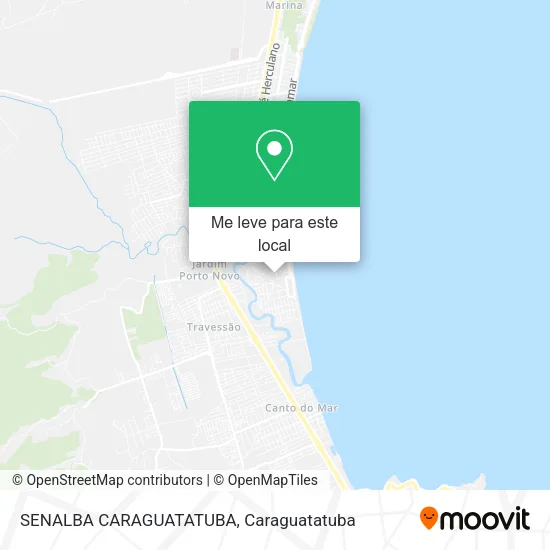 SENALBA CARAGUATATUBA mapa
