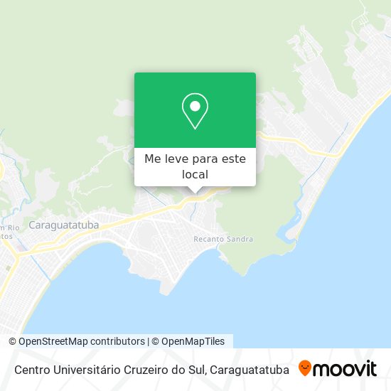 Centro Universitário Cruzeiro do Sul mapa