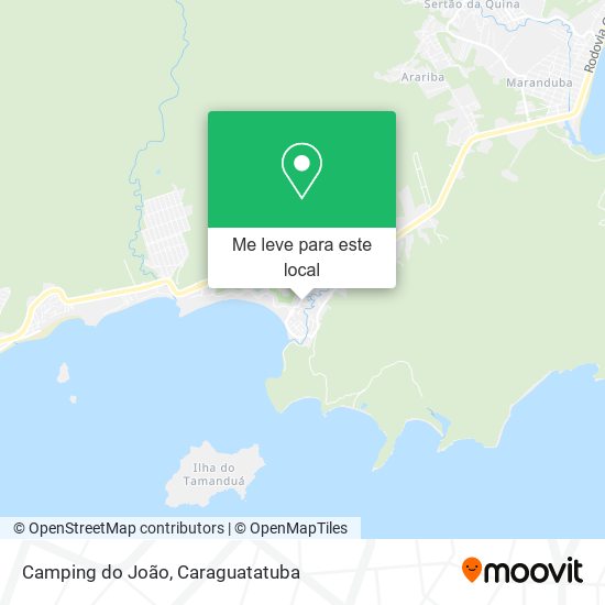 Camping do João mapa