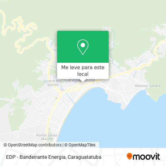 EDP - Bandeirante Energia mapa