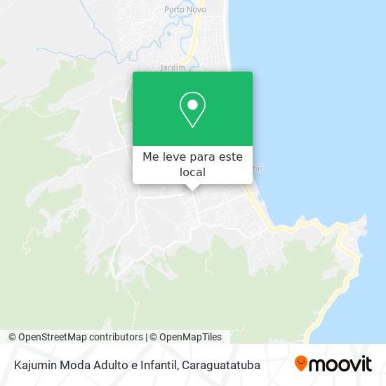 Kajumin Moda Adulto e Infantil mapa