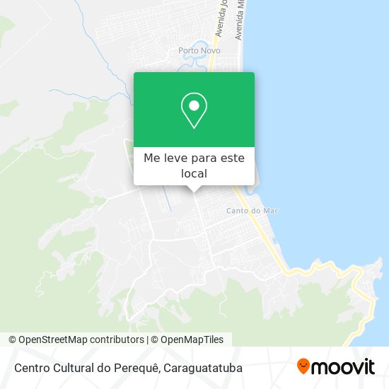 Centro Cultural do Perequê mapa