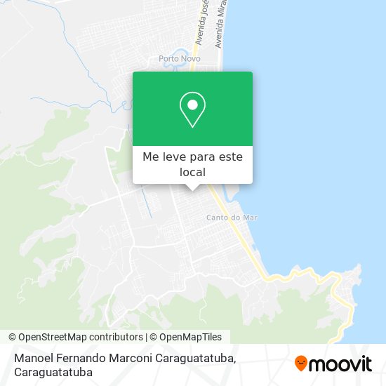 Manoel Fernando Marconi Caraguatatuba mapa