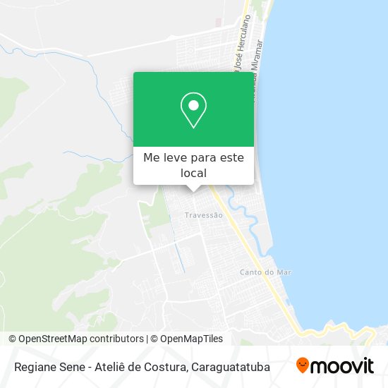 Regiane Sene - Ateliê de Costura mapa