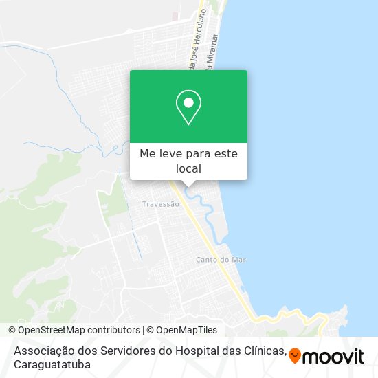 Associação dos Servidores do Hospital das Clínicas mapa