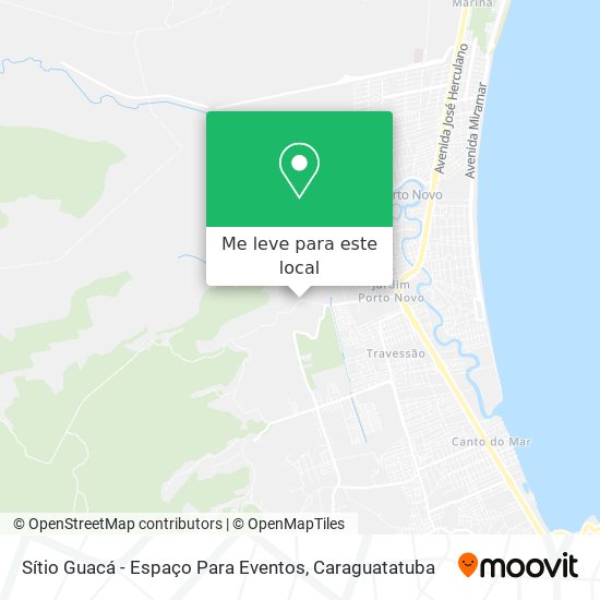 Sítio Guacá - Espaço Para Eventos mapa