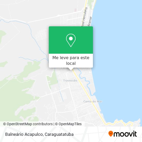 Balneário Acapulco mapa