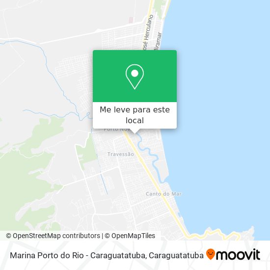 Marina Porto do Rio - Caraguatatuba mapa