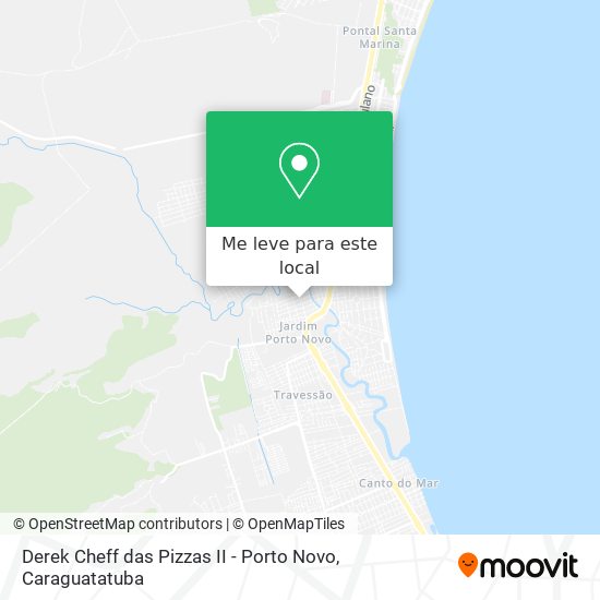 Derek Cheff das Pizzas II - Porto Novo mapa